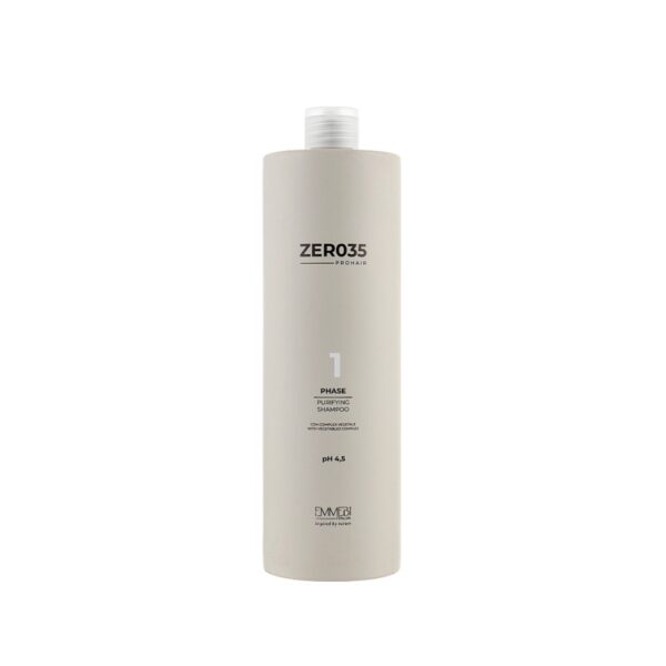 Шампунь для фарбованого волосся безсульфатний Фаза 1 Emmebi Italia Zer035 Pro Hair Purifying Shampoo 1000 мл